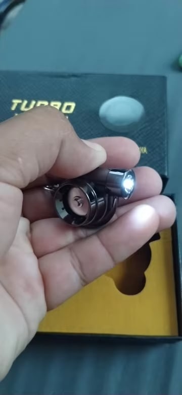 Electric Turbo Keychain Keyring w/ BOV Sounds & LED