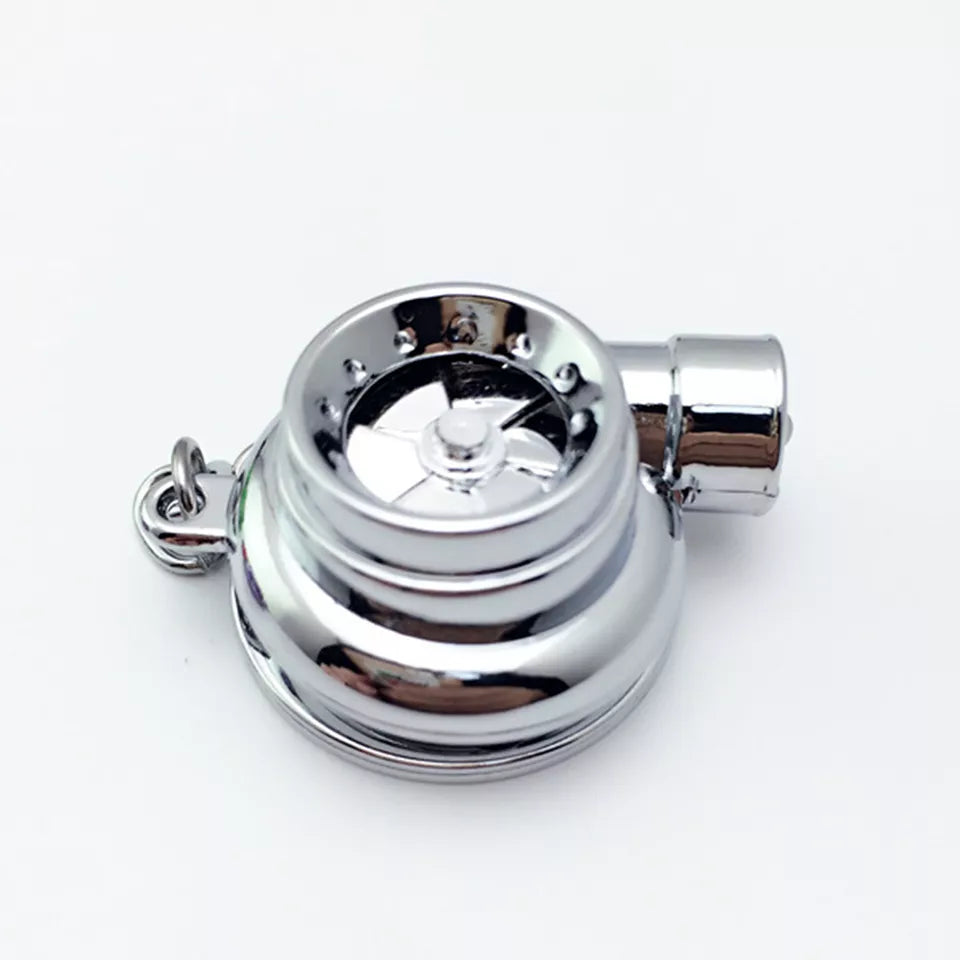 Electric Turbo Keychain Keyring w/ BOV Sounds & LED
